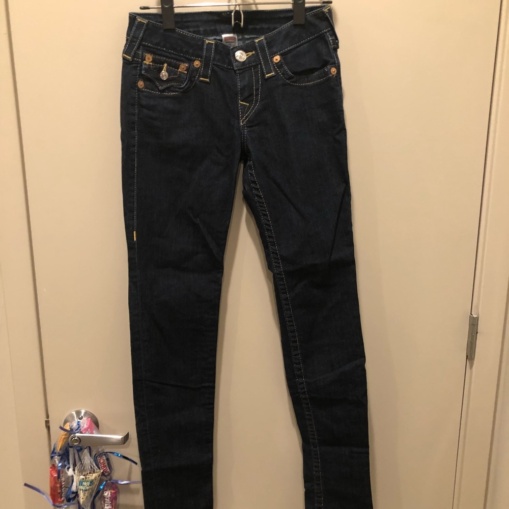 True Religion Saddle Skinny Jeans